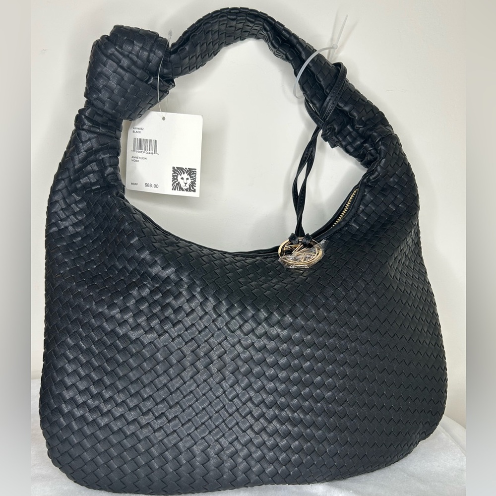 Anne Klein woven hobo shoulder bag